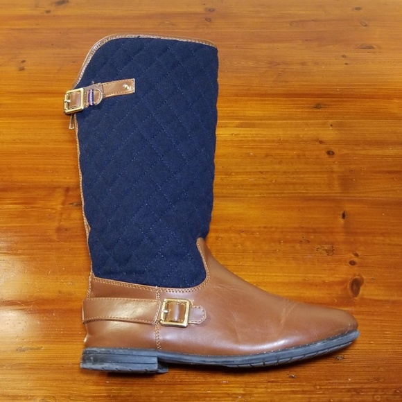 Tommy Hilfiger Shoes - Tommy Hilfiger Andrea Quilted Rider Boots. Size 5.